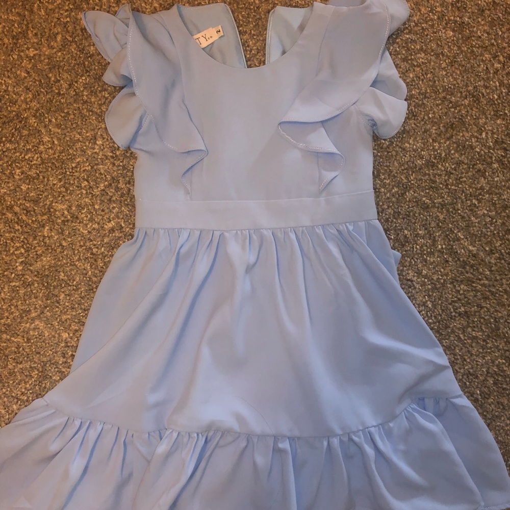 Blue Toddler Boutique Dress